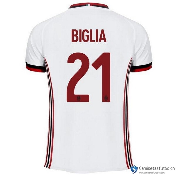 Camiseta Milan Segunda equipo Biglia 2017-18